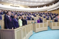 Сенатор Сергей Лукин рассказал о решениях, принятых Советом Федерации на заседании, открывшем осеннюю парламентскую сессию
